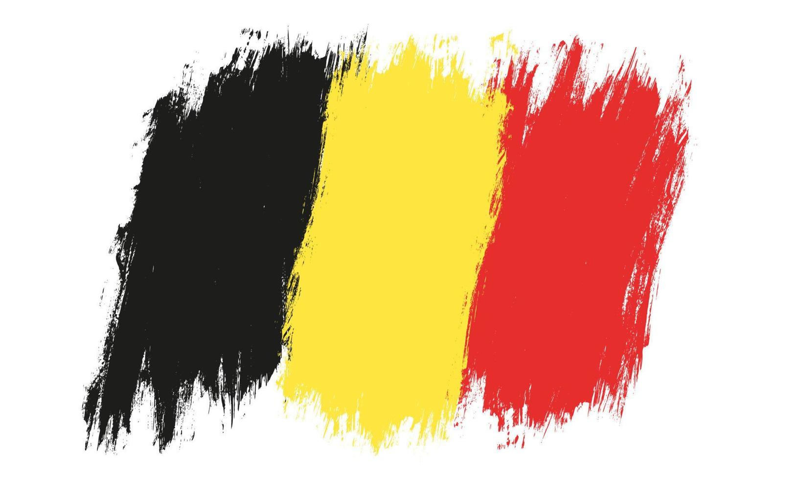 Vektor Jahrgang Belgien Flagge