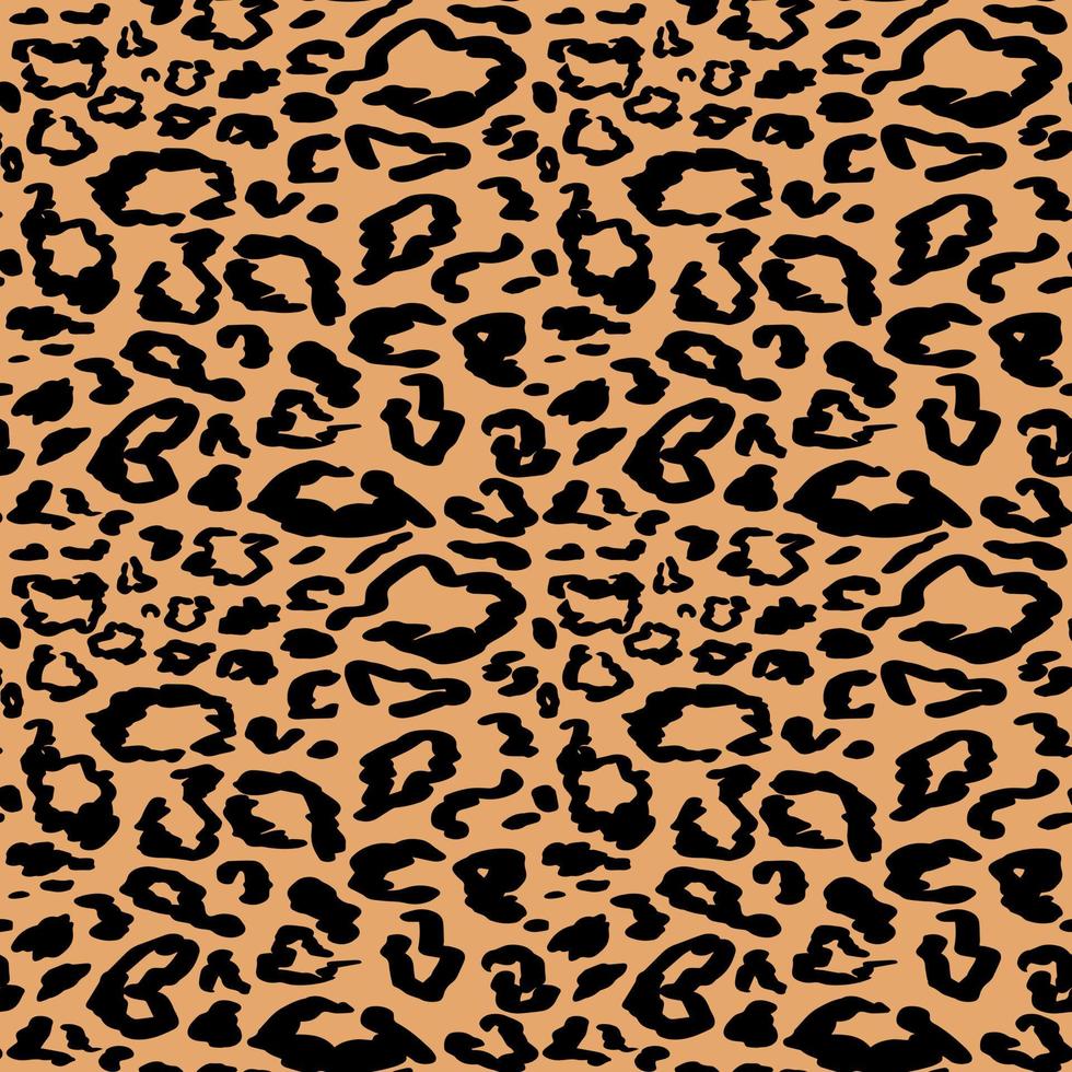 Leopard Haut Muster, Tier Leder Design vektor