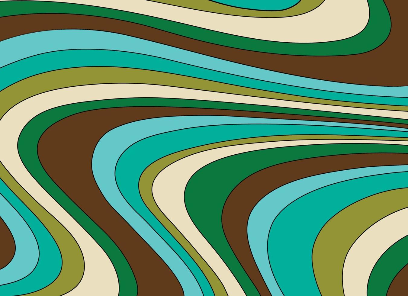 abstrakt virvla runt bakgrund vektor mönster blå brun grön