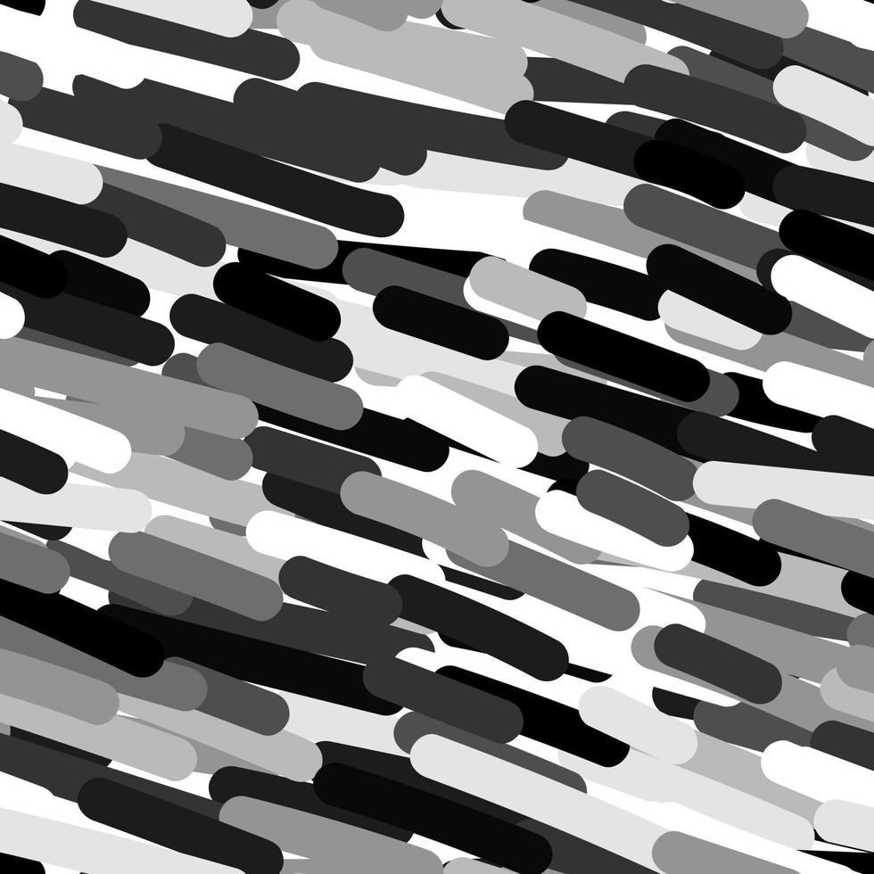 kamouflage sömlös mönster. camo skriva ut. svart och vit bakgrund. vektor