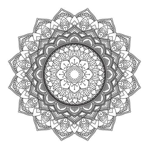 Dekoratives Mandala-Design 3005 vektor