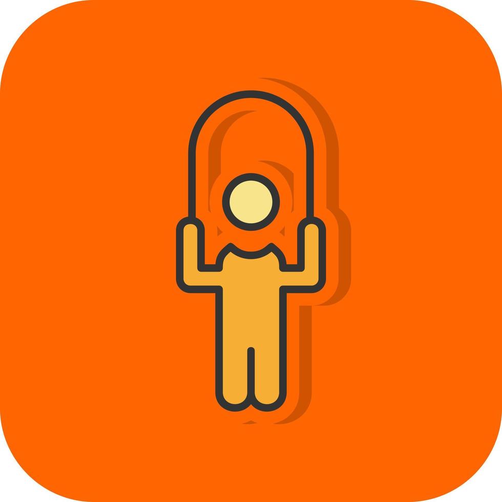 Person Springseil Vektor Icon Design