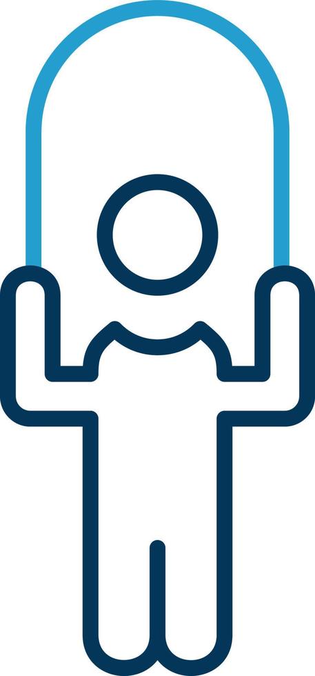 Person Springseil Vektor Icon Design