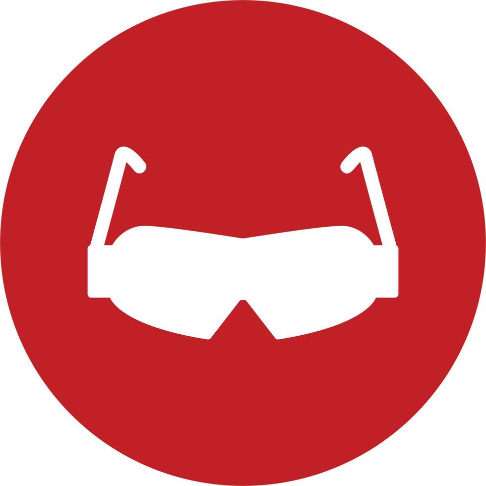 Sicherheit Brille Vektor Symbol