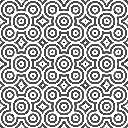 abstrakte nahtlose zentrierte Punkt Kreis Formen Muster. abstraktes geometrisches Muster für verschiedene Designzwecke. vektor