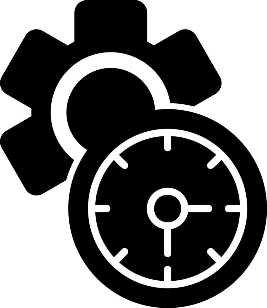 Arbeitszeit-Vektor-Symbol vektor