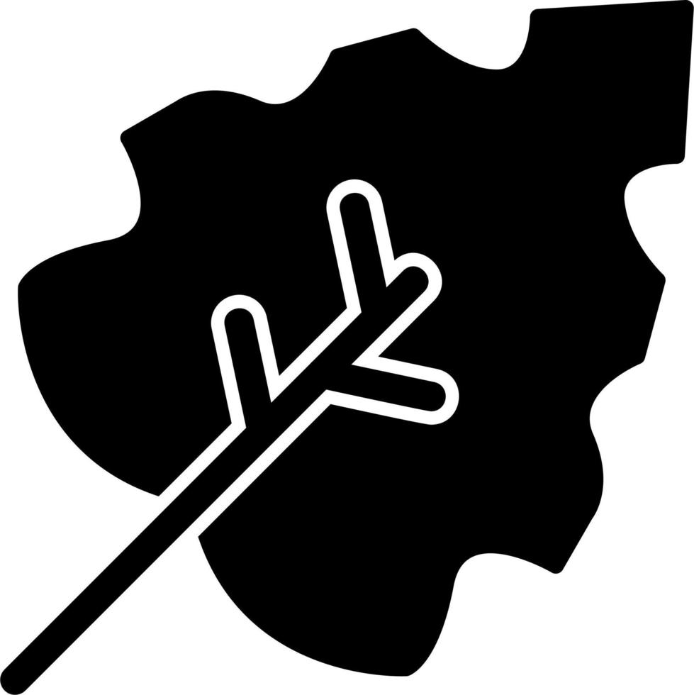 Herbstblatt-Vektor-Symbol vektor