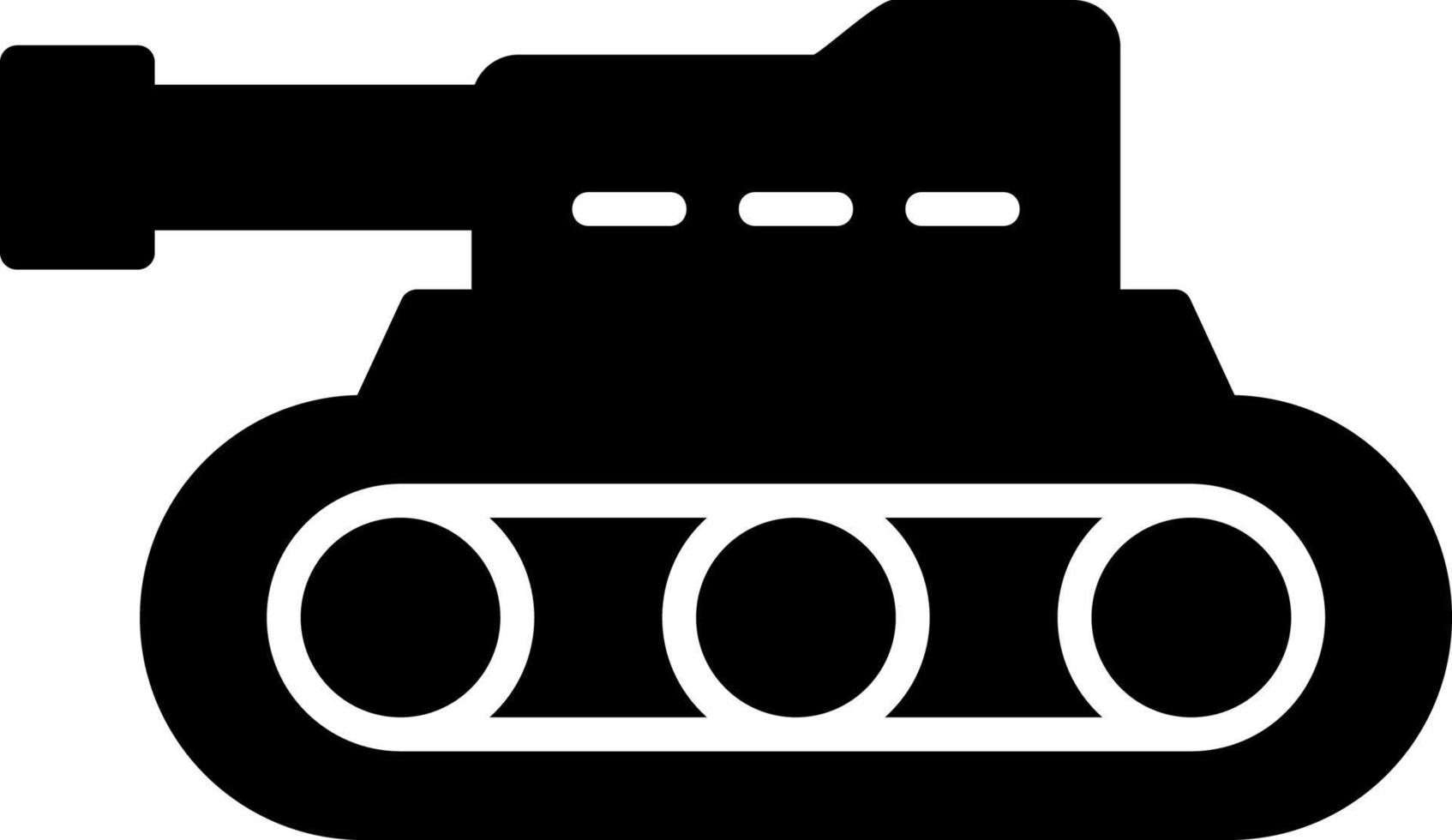 Tank-Vektor-Symbol vektor