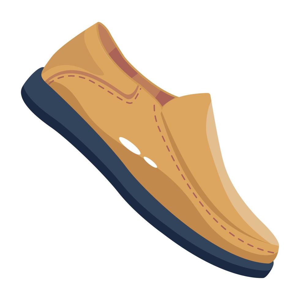 trendig formell sko vektor
