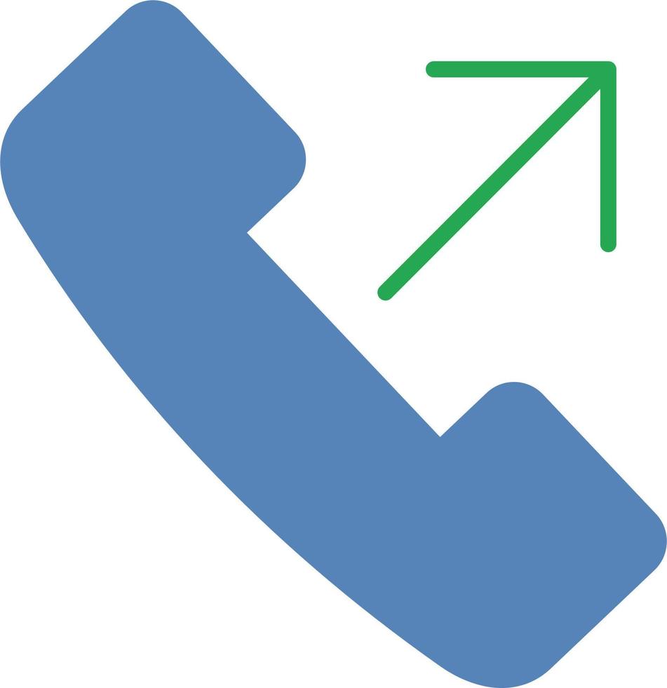 Telefonanruf-Vektor-Symbol vektor