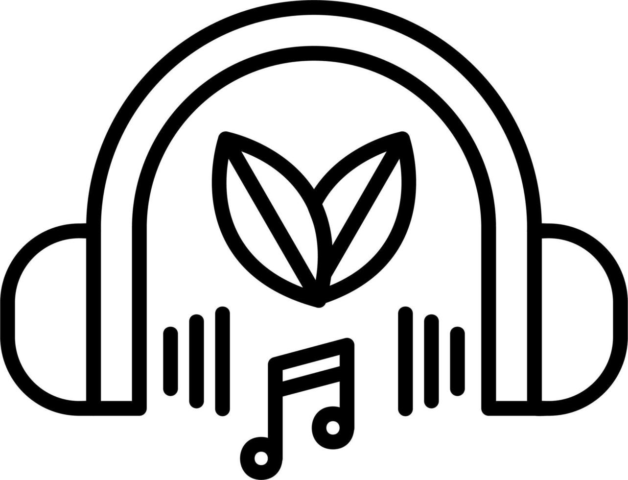 musik terapi vektor ikon
