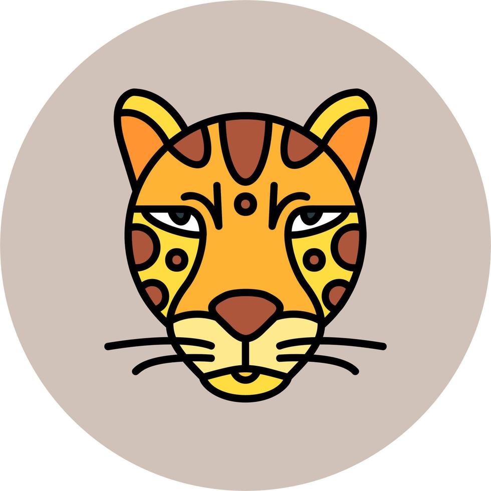 Leopard-Vektor-Symbol vektor