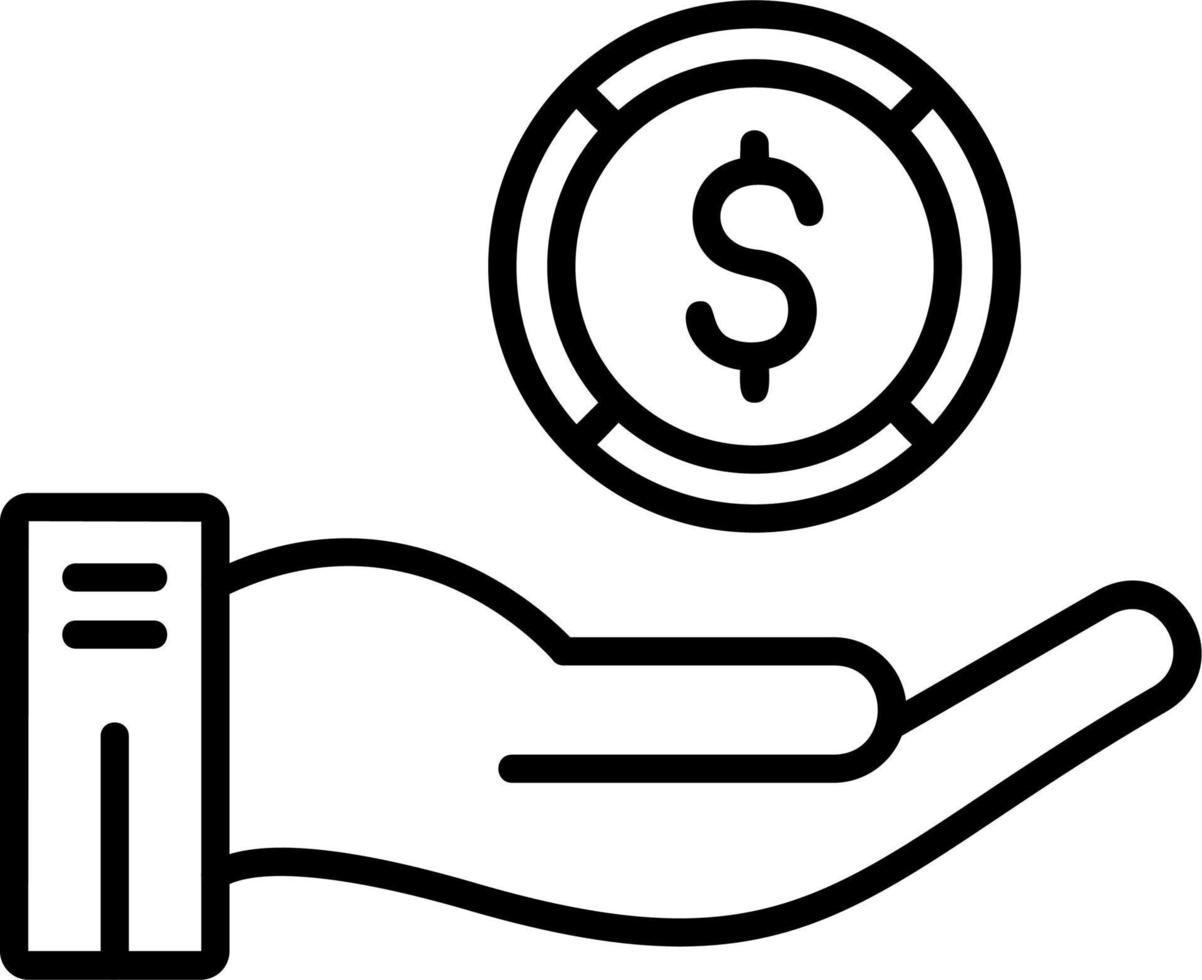 Sparen Sie Geld-Vektor-Symbol vektor