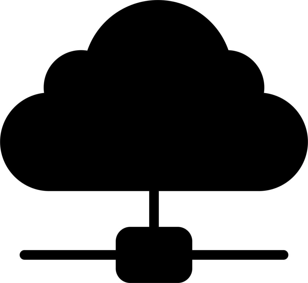 Cloud-Computing-Vektorsymbol vektor