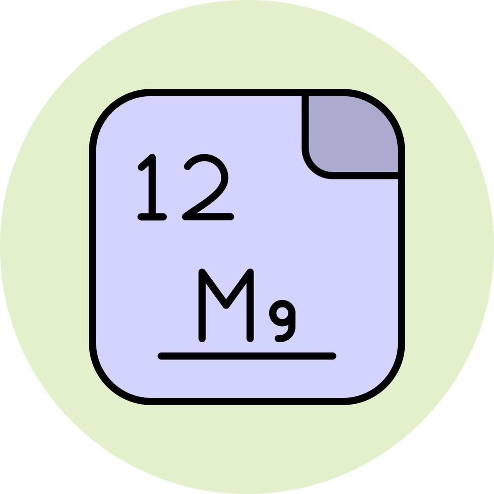 magnesium vektor ikon