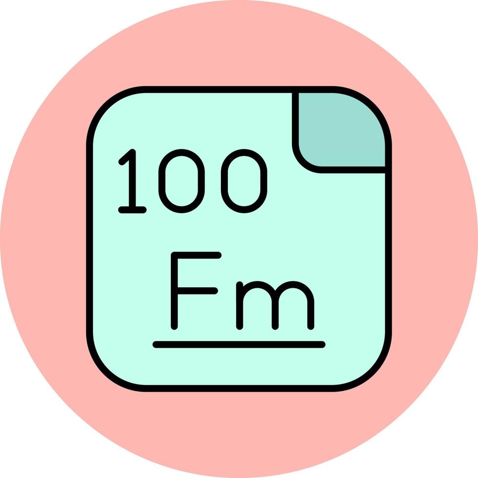 Fermium Vektor Symbol