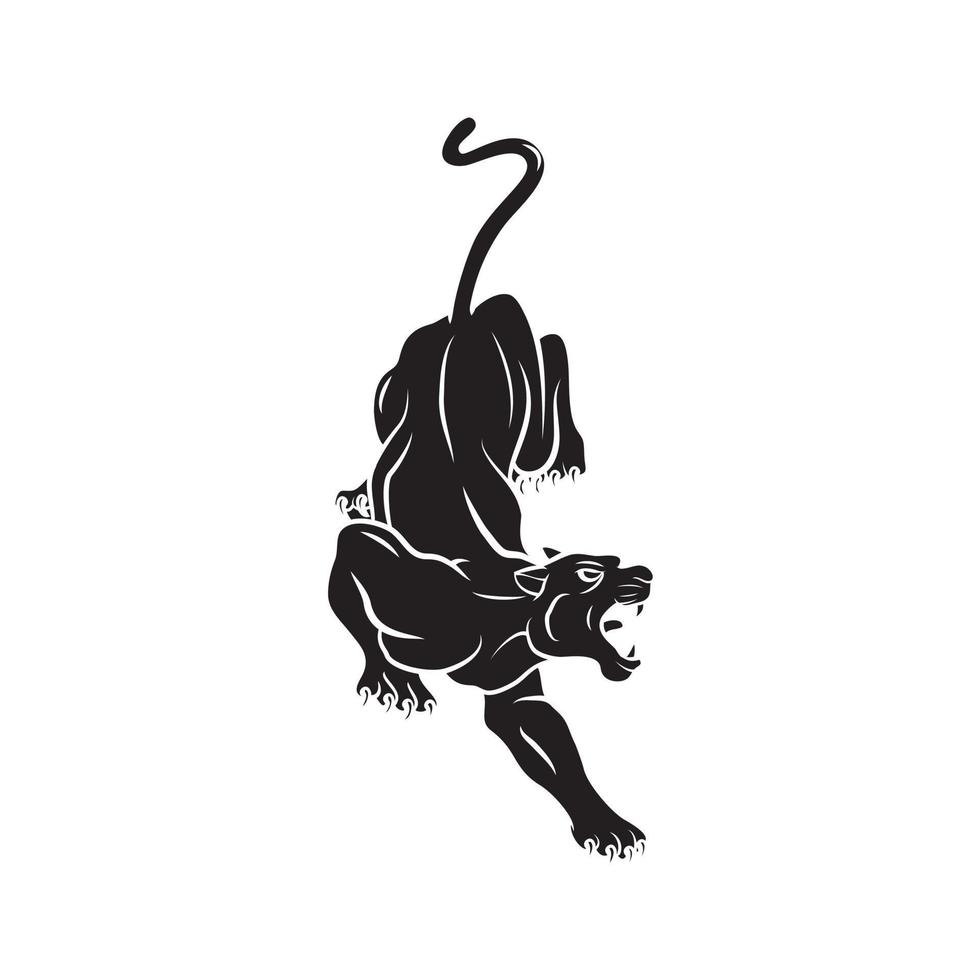 Panther schwarz Vektor Illustration