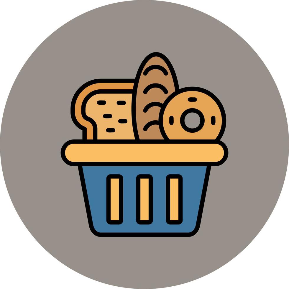 Bäckerei-Vektor-Symbol vektor