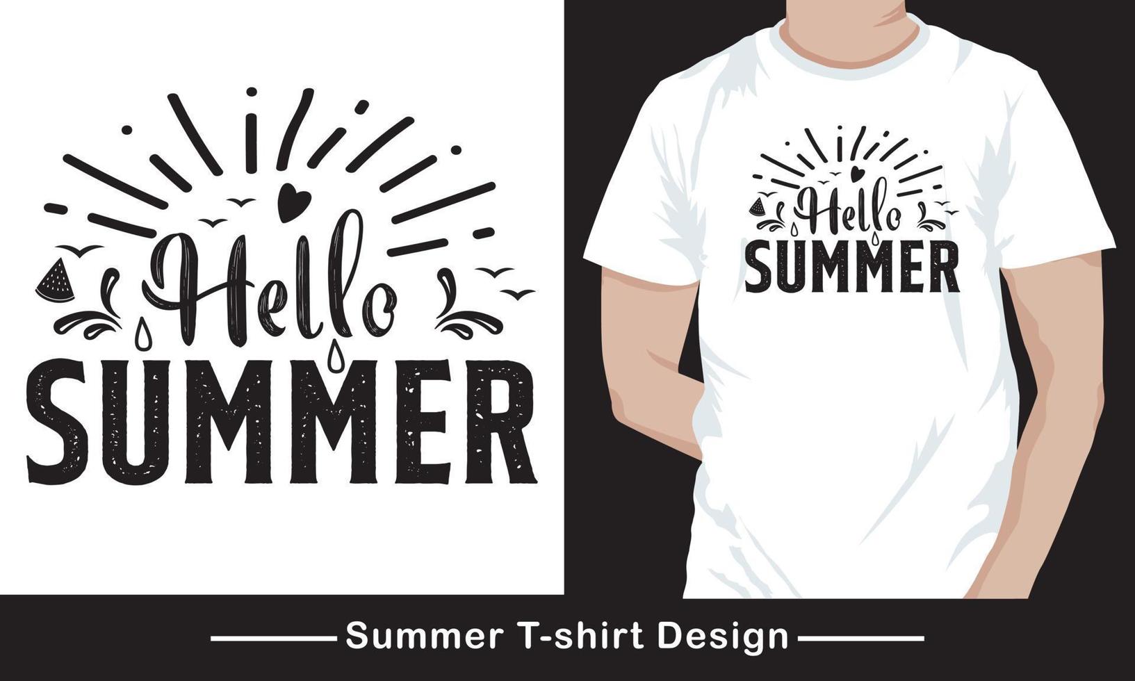 sommar t-shirt design, typografi vektor t skjorta design fil fri vektor
