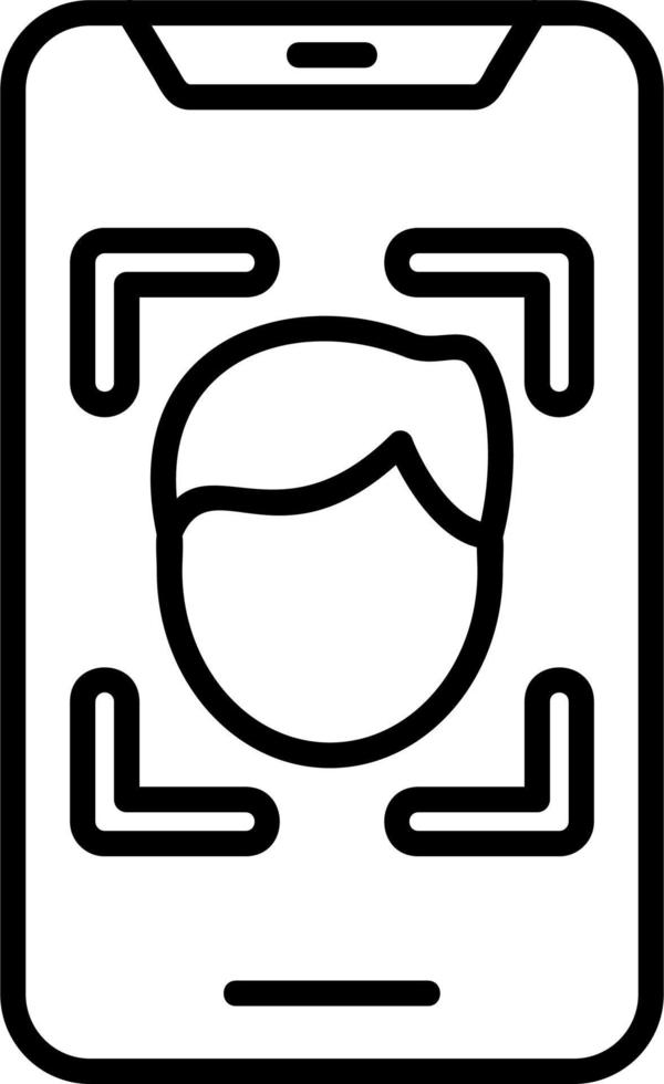 Gesicht sperren Vektor Symbol