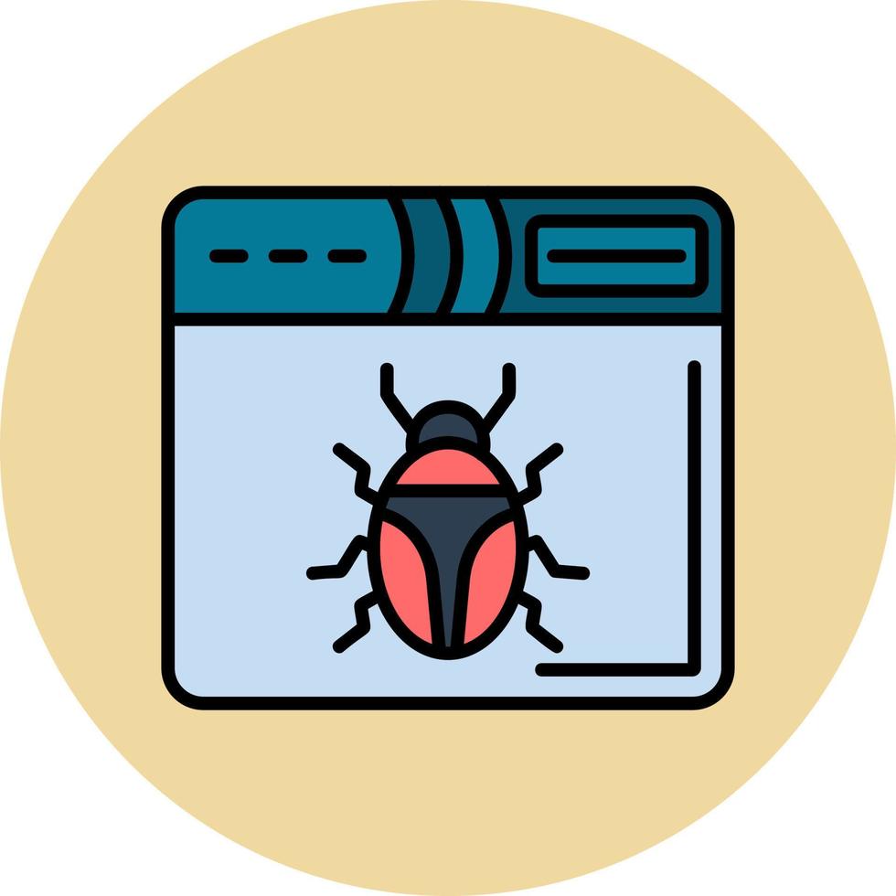 webb insekt vektor ikon