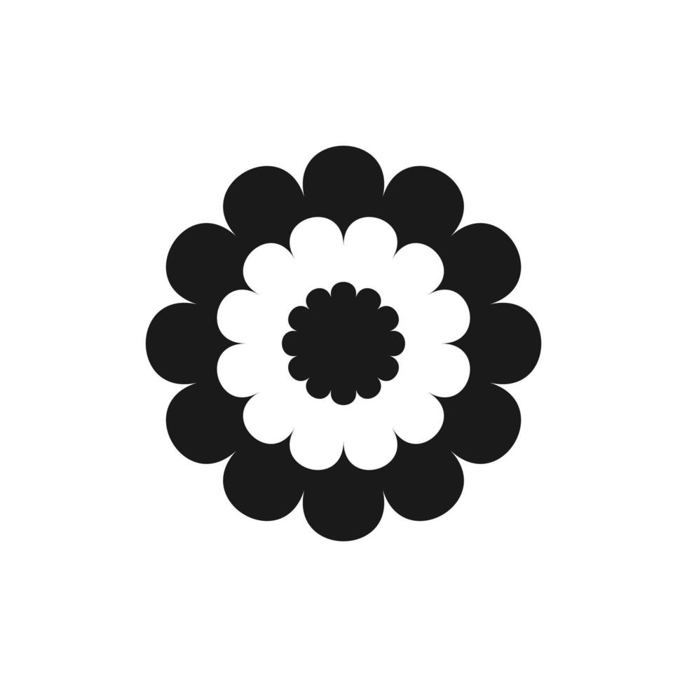 Blume Symbol im modisch eben Stil isoliert auf Weiß Hintergrund. Frühling Symbol zum Ihre Webseite Design, Logo, Anwendung, ui. Vektor Illustration.