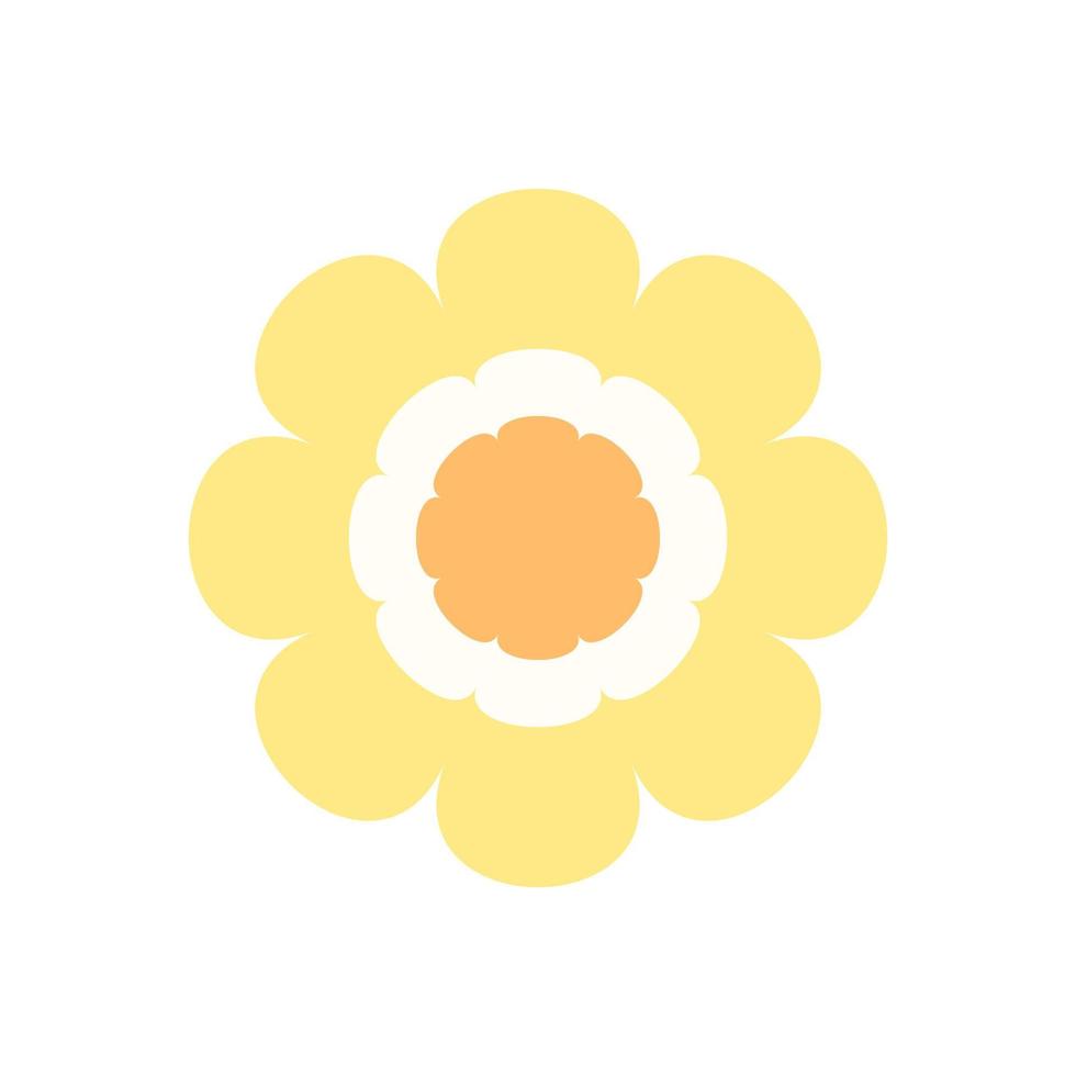 bunt Vektor abstrakt Blume Symbol Logo. einfach minimal eben Kunst Stil zum Banner, Poster, Förderung, Netz Grundstück, online Einkaufen, Werbung.