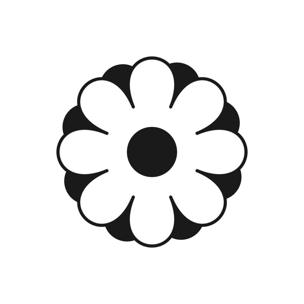blomma ikon i trendig platt stil isolerat på vit bakgrund. vår symbol för din hemsida design, logotyp, app, ui. vektor illustration.