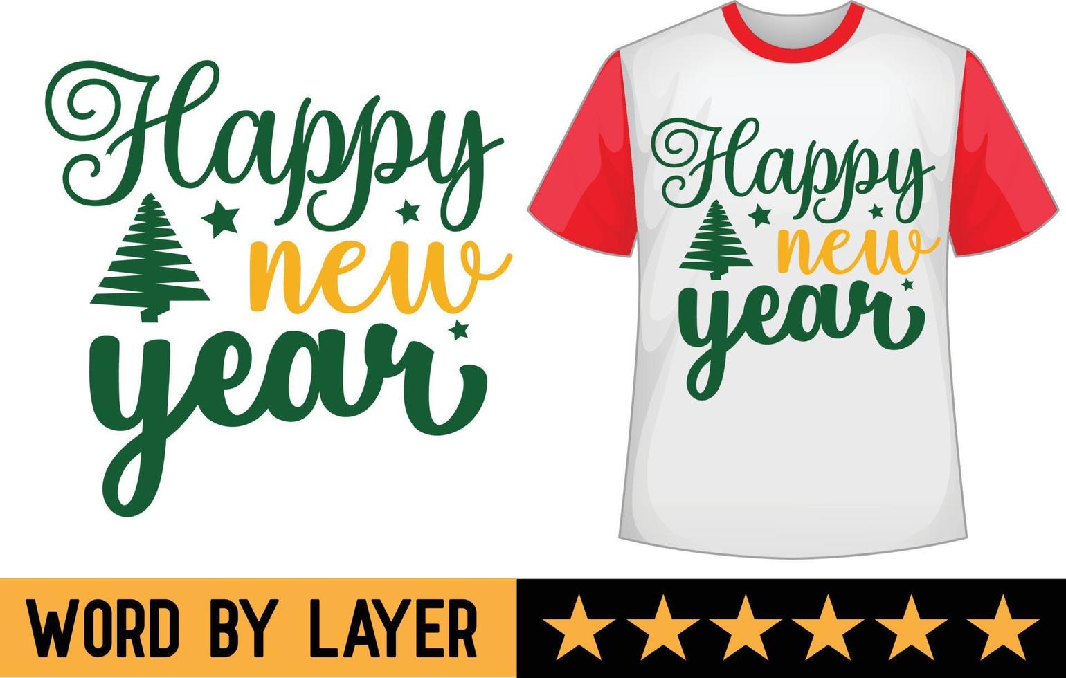 Weihnachts-Svg-T-Shirt-Design vektor