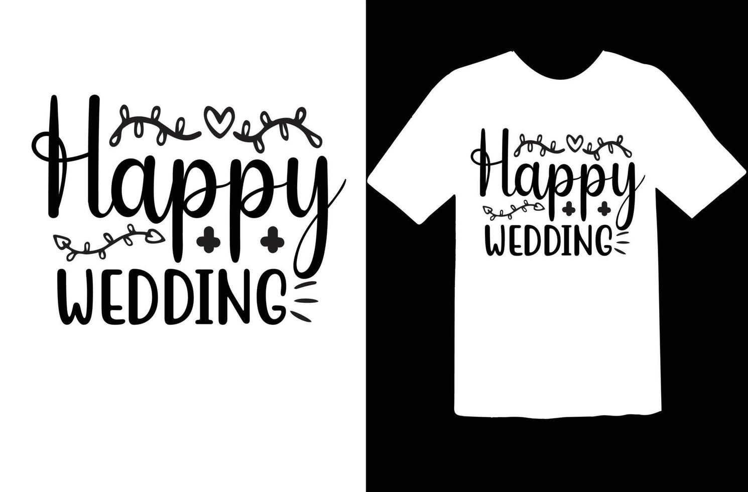 Hochzeit svg t Hemd Design vektor