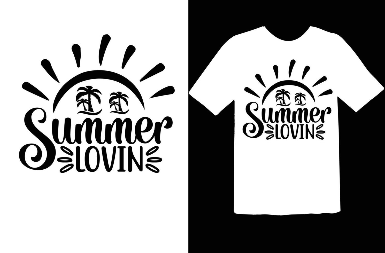 Sommer- svg t Hemd Design vektor