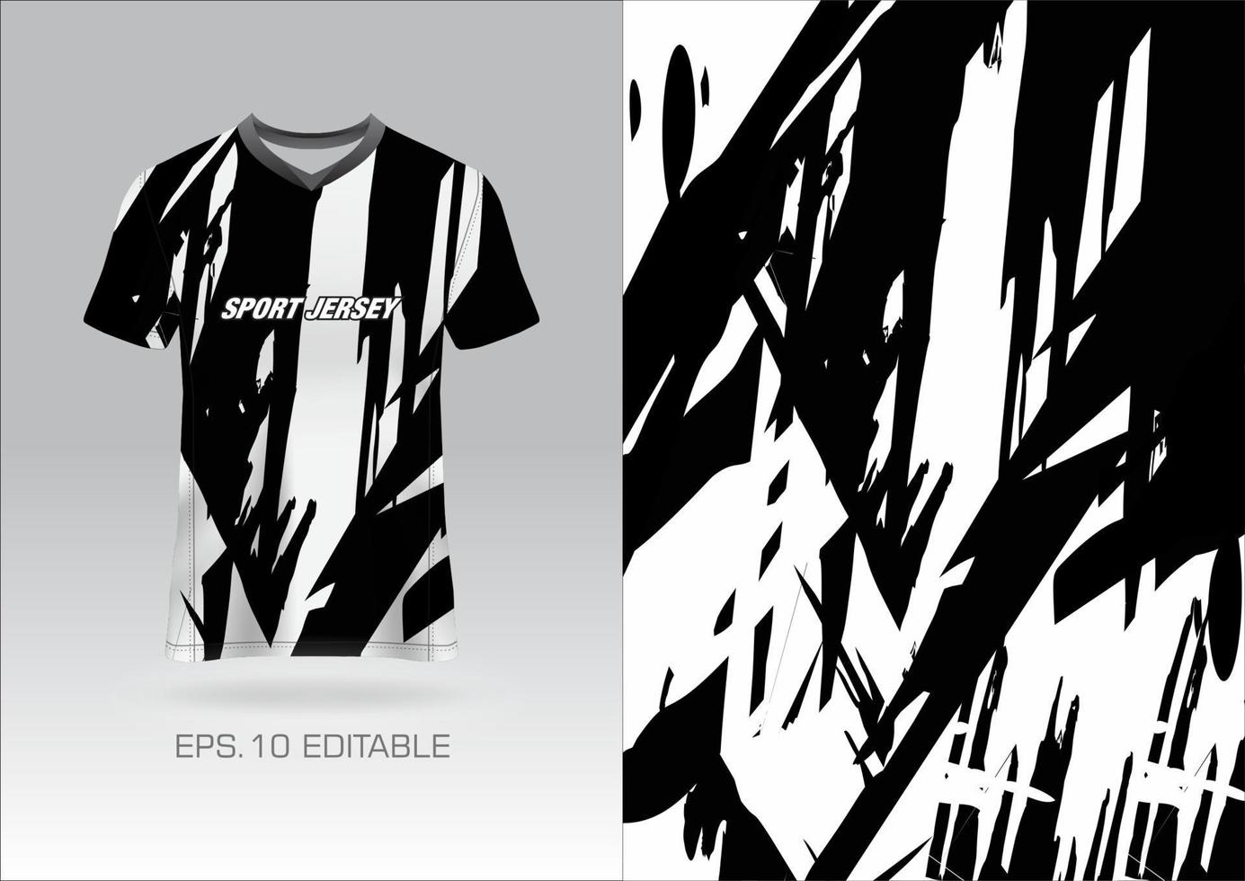 sporter jersey design grunge för team uniformer fotboll jersey tävlings jersey vektor