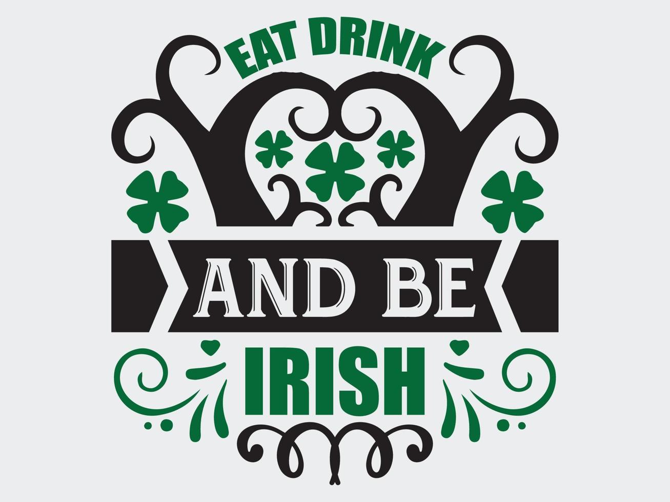 St Patrick's dag t-shirt design fil vektor