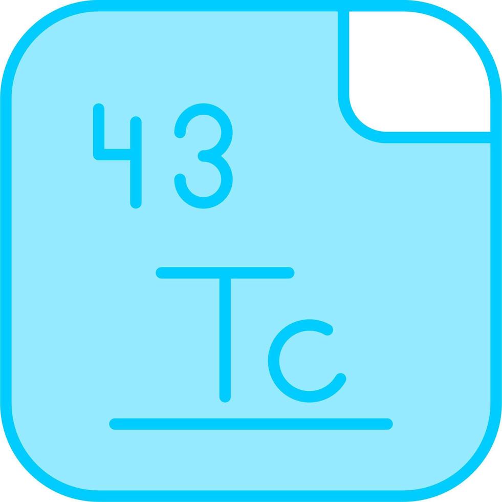 Technetium Vektor Symbol