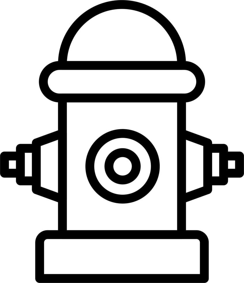Vektorsymbol für Hydranten vektor