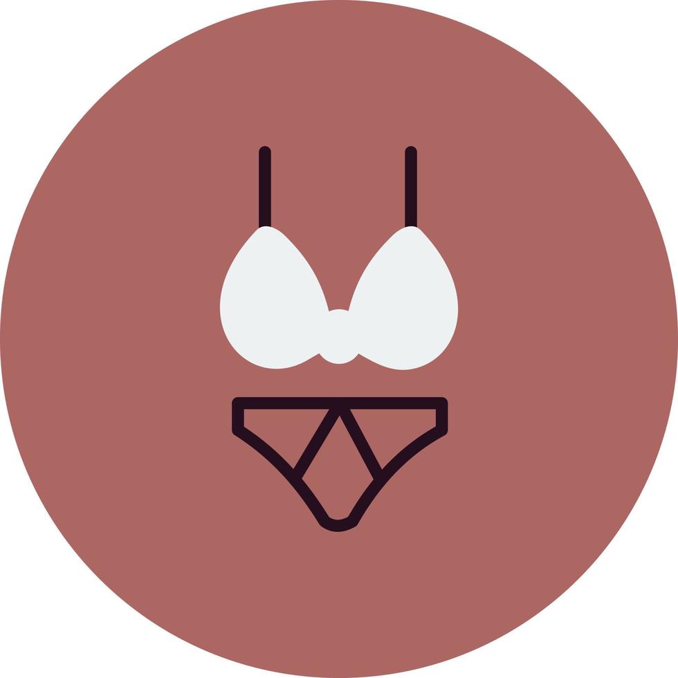 Bikini-Vektor-Symbol vektor