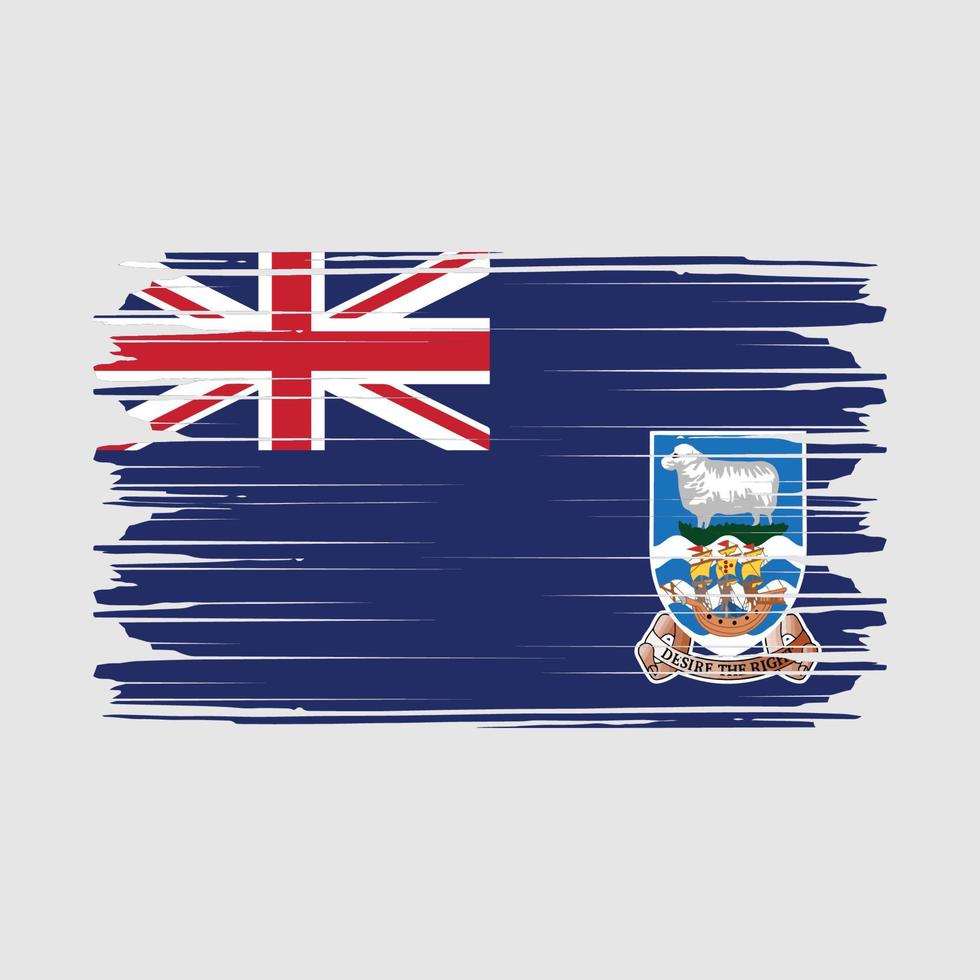 Flaggenvektor der Falklandinseln vektor
