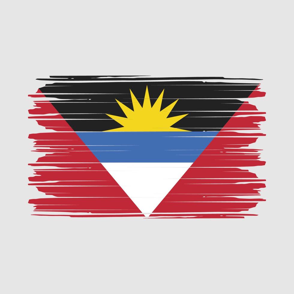 Vektor der Antigua-Flagge