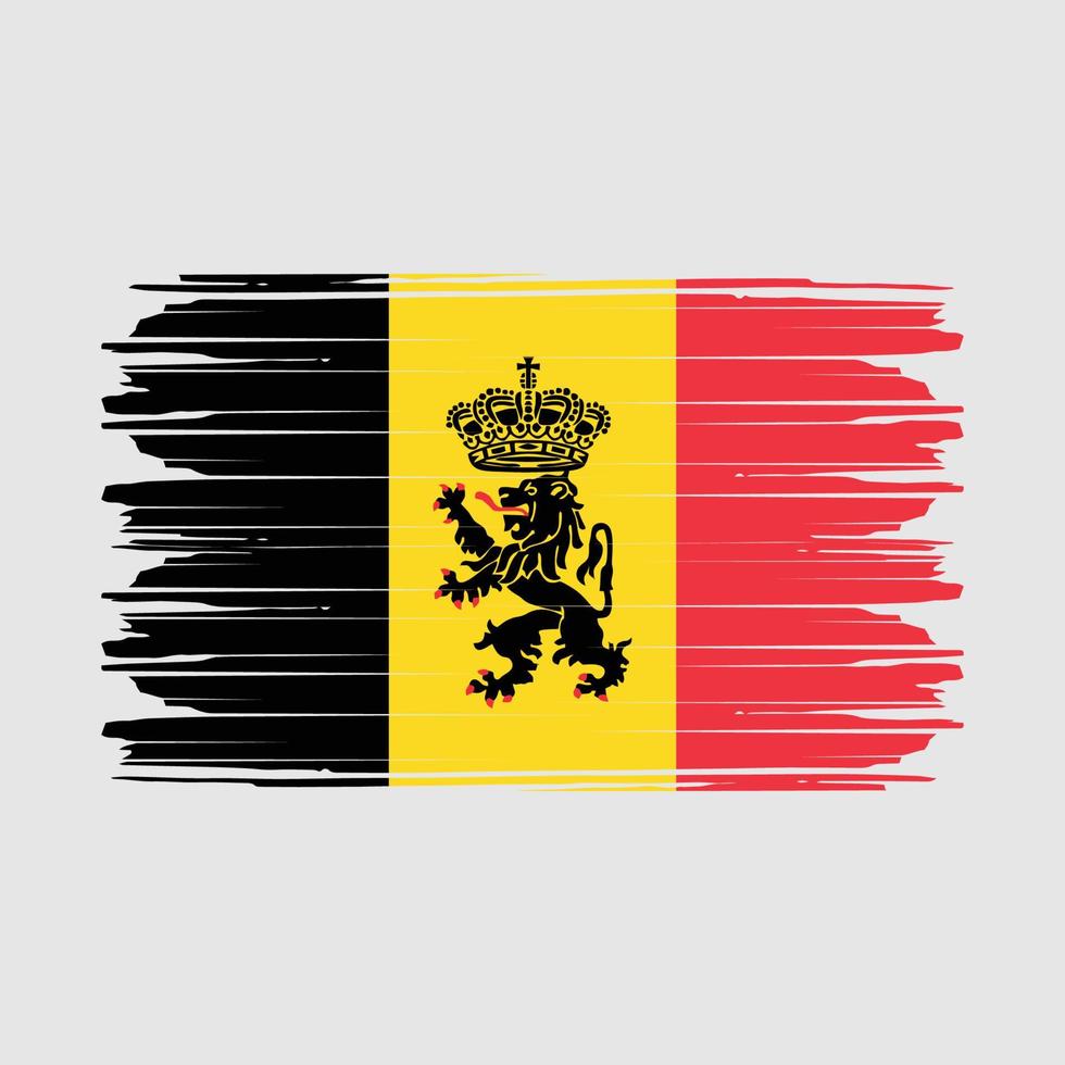 Belgien flagga vektor