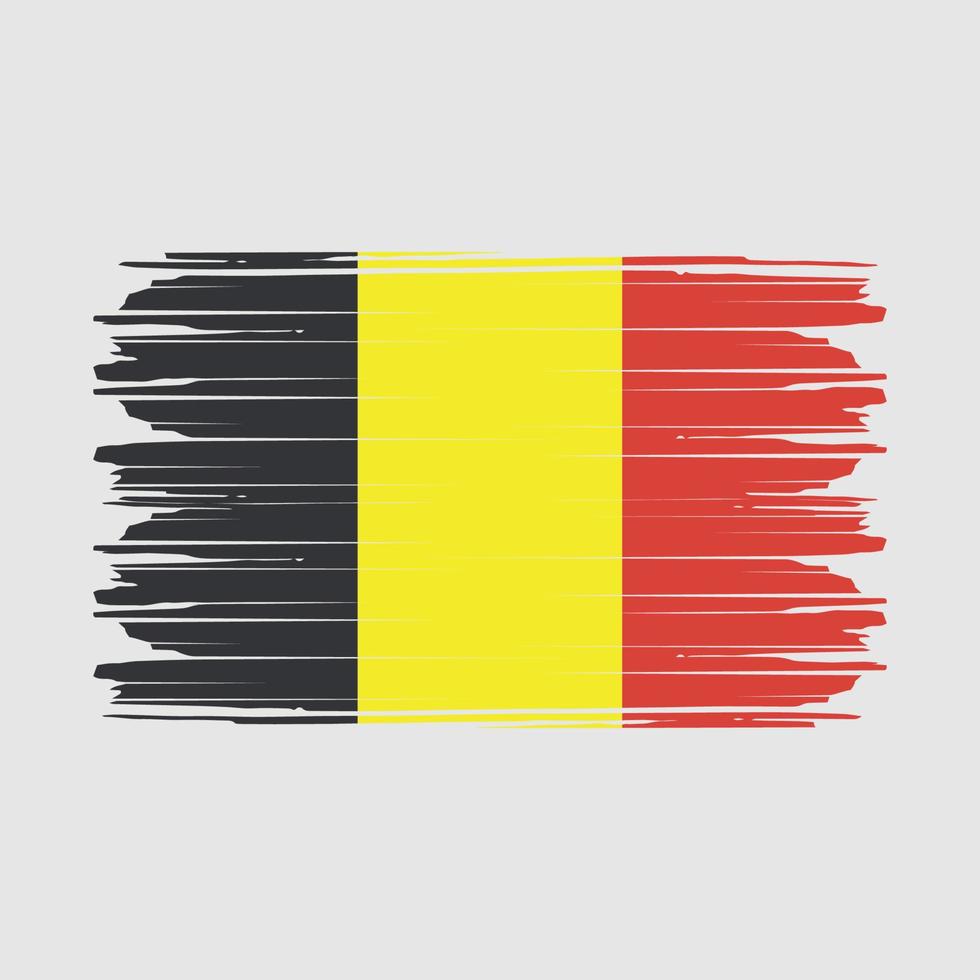 belgischer Flaggenvektor vektor