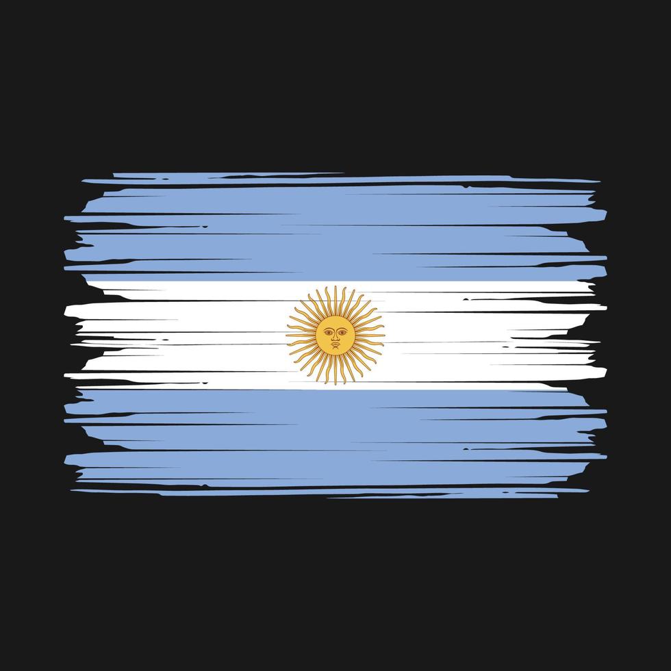 Argentinien Flagge Vektor