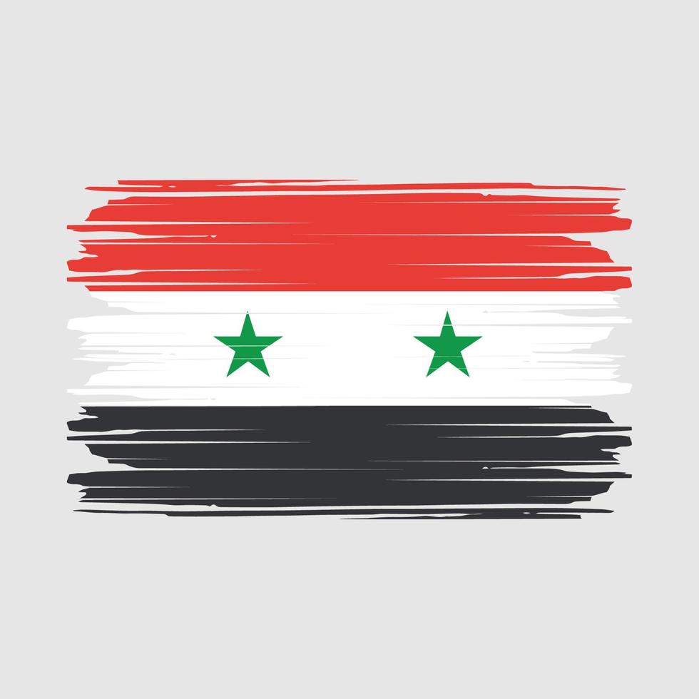 syrien flagga vektor