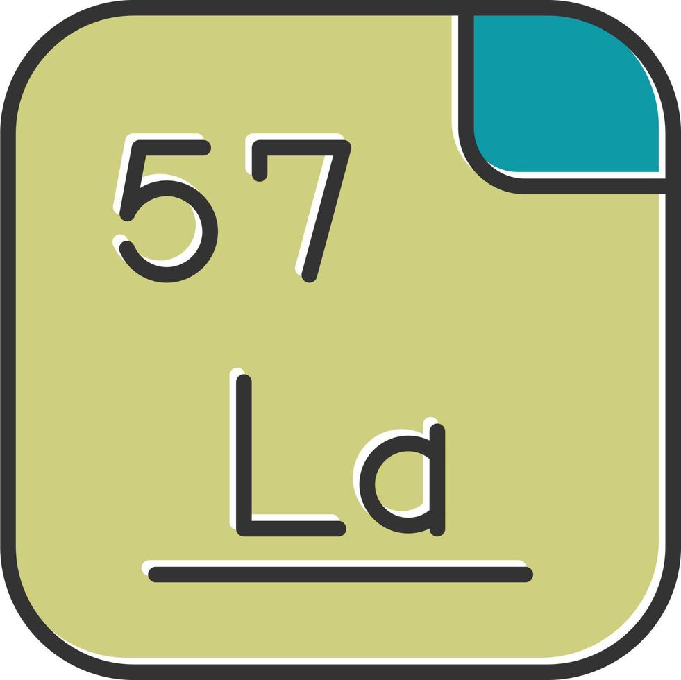 Lanthan Vektor Symbol
