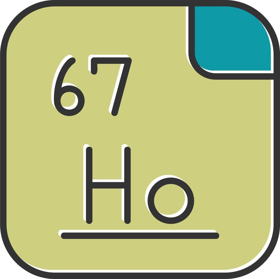 Holmium Vektor Symbol