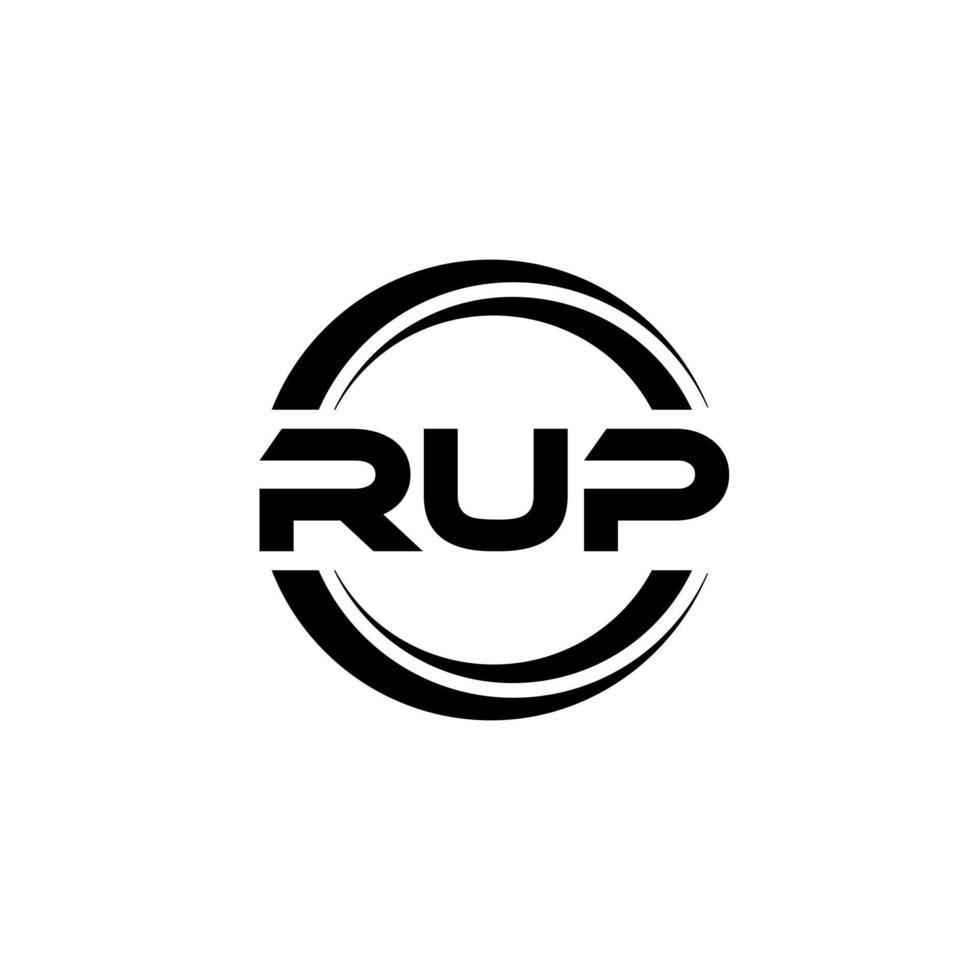 Rup Brief Logo Design im Illustration. Vektor Logo, Kalligraphie Designs zum Logo, Poster, Einladung, usw.