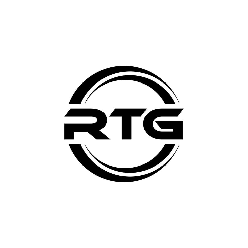 rtg Brief Logo Design im Illustration. Vektor Logo, Kalligraphie Designs zum Logo, Poster, Einladung, usw.