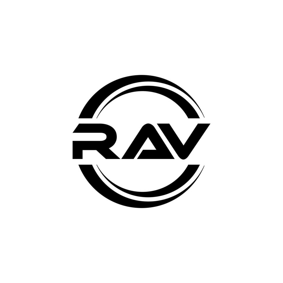 rav brev logotyp design i illustration. vektor logotyp, kalligrafi mönster för logotyp, affisch, inbjudan, etc.