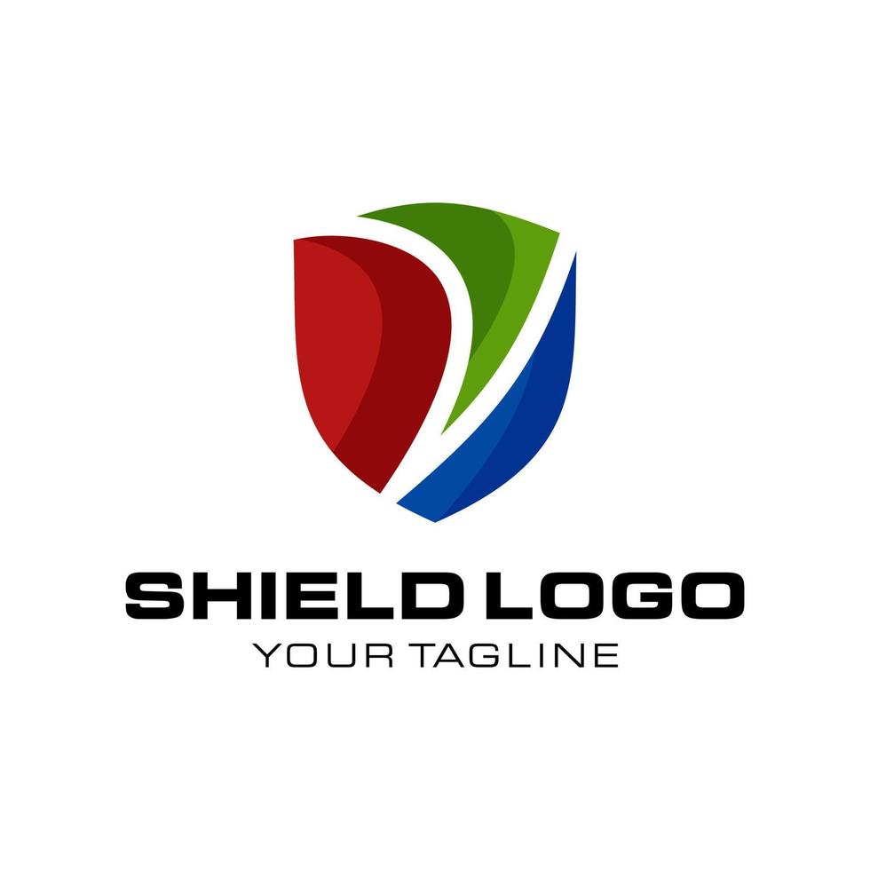 Schild Logo Design Vektor Vorlage