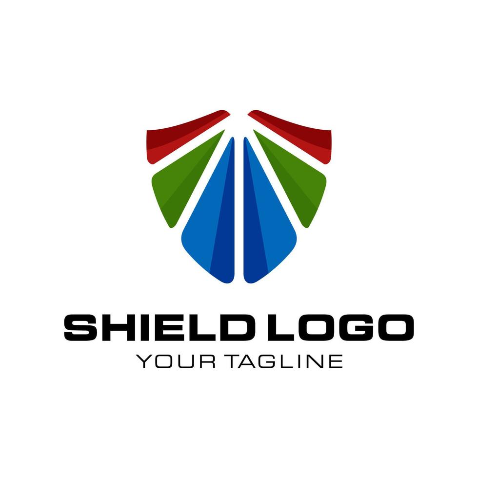 Schild Logo Design Vektor Vorlage