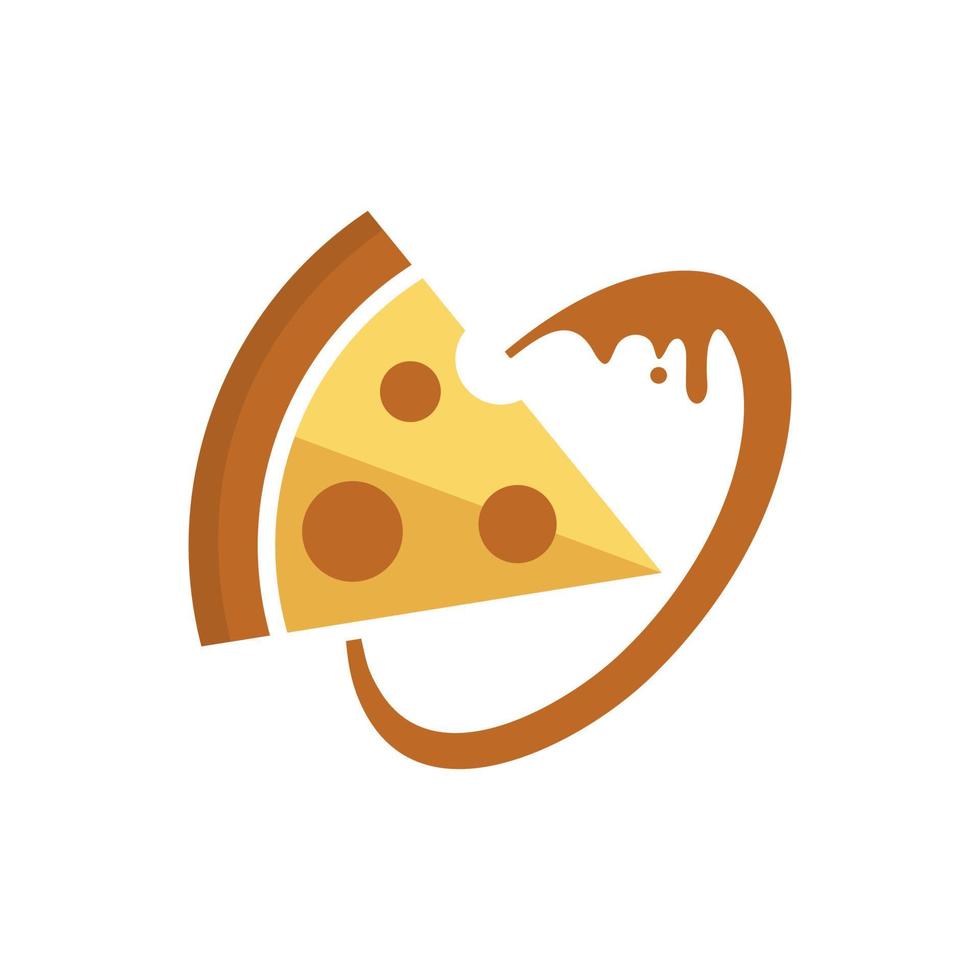 Pizza Logo Bilder Lager Vektor